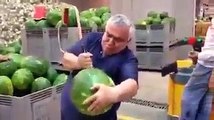 Watermelon Cutting Trick - Amazing Skill And Talent - Amazing Videos
