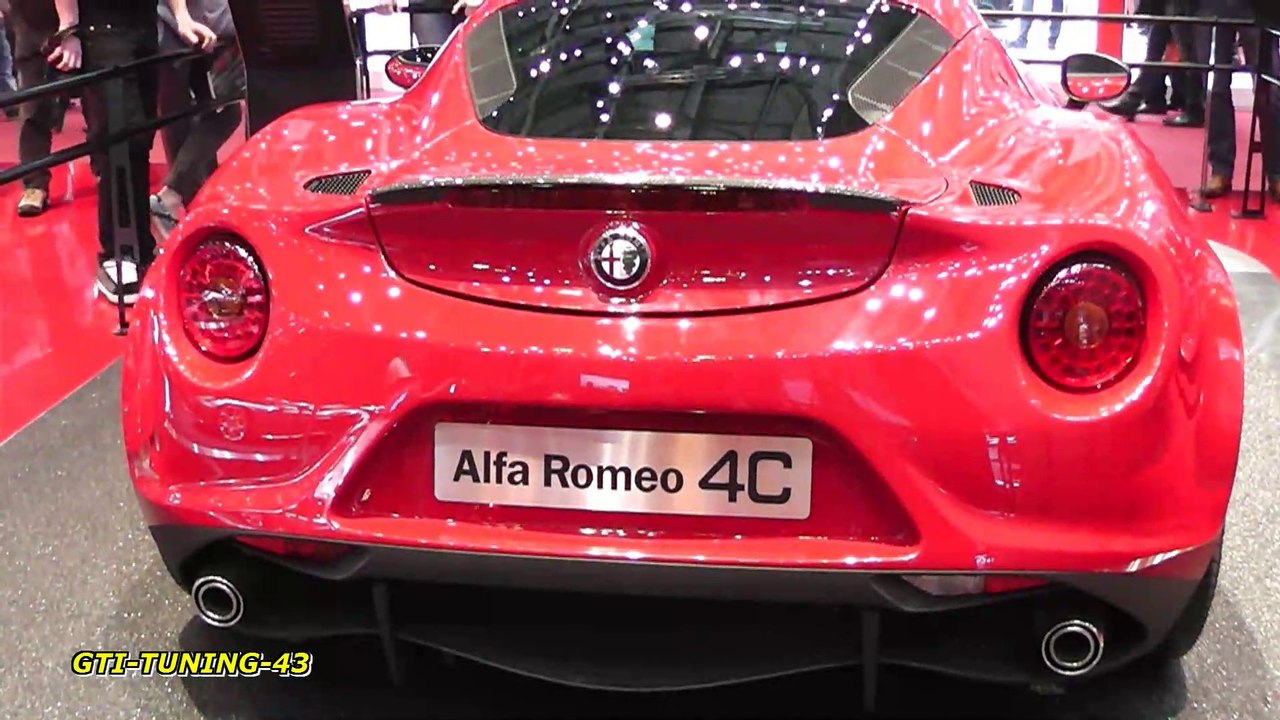 Alfa Romeo 4C au Salon de Genève 2013