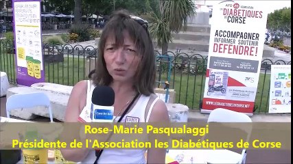 Etape bastiaise pour "Faites du bruit contre le Diabète"