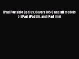 Read iPad Portable Genius: Covers iOS 8 and all models of iPad iPad Air and iPad mini E-Book