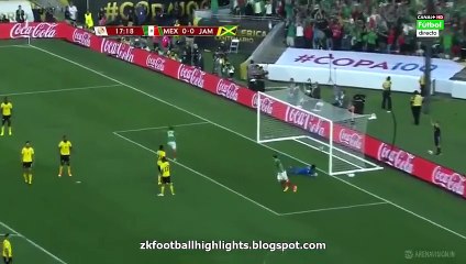 Chicharito Goal - Mexico vs Jamaica 1-0 l Copa America 09-06-2016