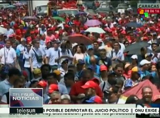 Venezolanos se movilizan en defensa de las misiones sociales
