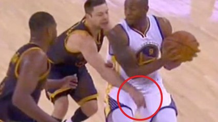 Andre Iguodala Punched In the Nuts By Matthew Dellavedova
