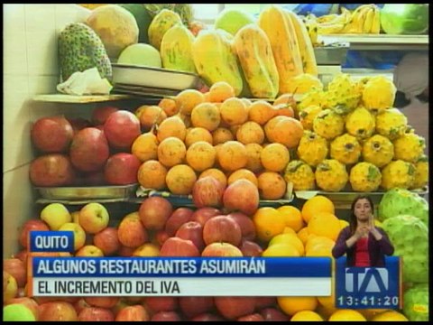 Algunos restaurantes asumirán el incremento del IVA