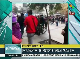 Chule: marcha estudiantil de la ConfeCh transcurre con normalidad