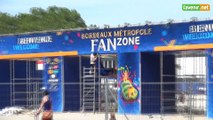 J-1 avant l'Euro 2016: visite à la Fan zone de Bordeaux