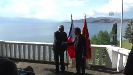 Çek Cumhuriyeti Cumhurbaşkanı Zeman, Makedonya'da