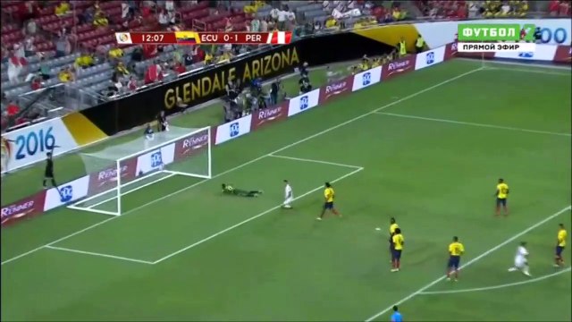Эквадор - Перу 2-2 (9 июня 2016 г, Кубок Америки)