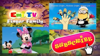 Mickey Mouse Minions Chickmumps Finger Family Song | Nursery Rhymes and Kids Songs