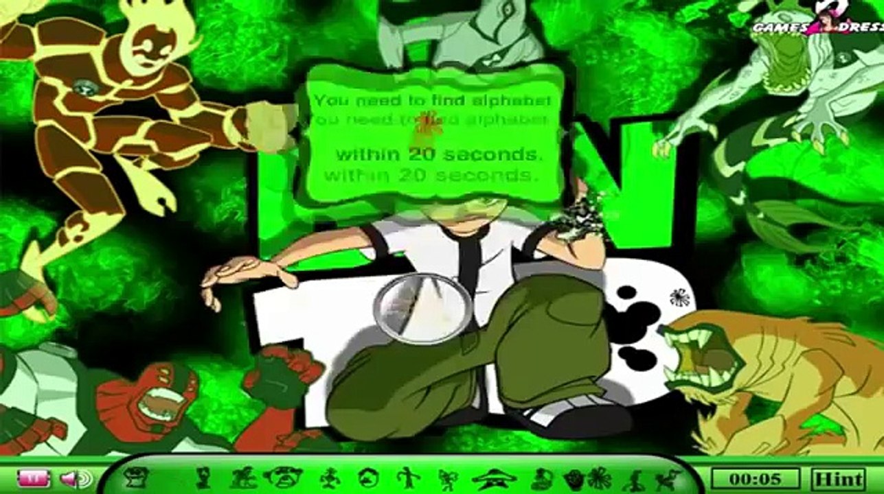 Ben 10 Hidden Ultimate Aliens Ben10 Games