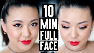 10 Min FULL COVERAGE Date Night Makeup tutorial