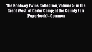 Read The Bobbsey Twins Collection Volume 5: in the Great West at Cedar Camp at the County Fair