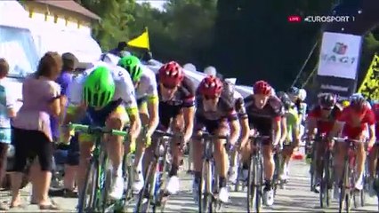 Criterium du Dauphiné: Dördüncü etapta son kilometre