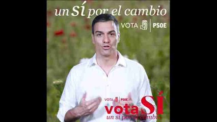 Sánchez sustituye la tradicional pegada de carteles por un vídeo
