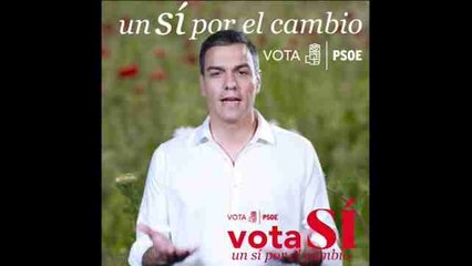 Sánchez sustituye la tradicional pegada de carteles por un vídeo