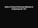 Download Books Guide to Protein Purification (Methods in Enzymology Vol. 182) E-Book Download