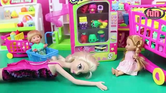 SHOPKINS VENDING MACHINE / Frozen Kids Buy Shopkins Alex & Felicia - Shopping