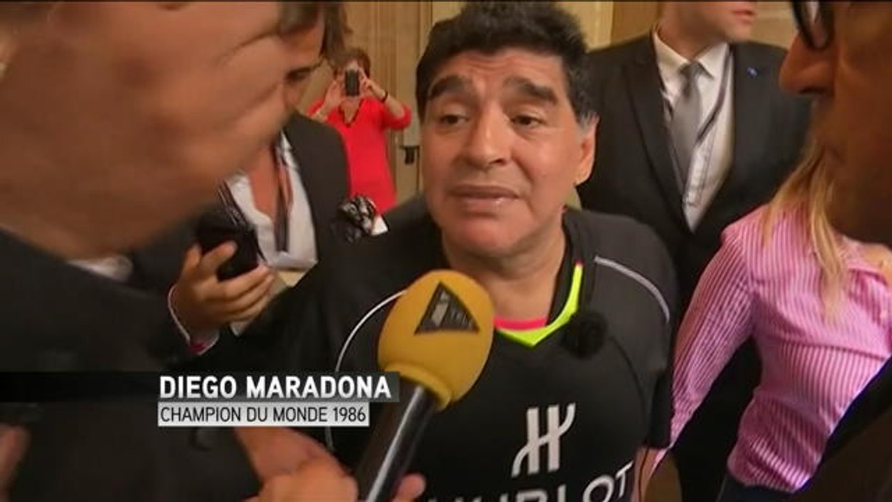 Euro 2016: Maradona souhaite bonne chance à Didier Deschamps - 10/06/2016 à 01h04