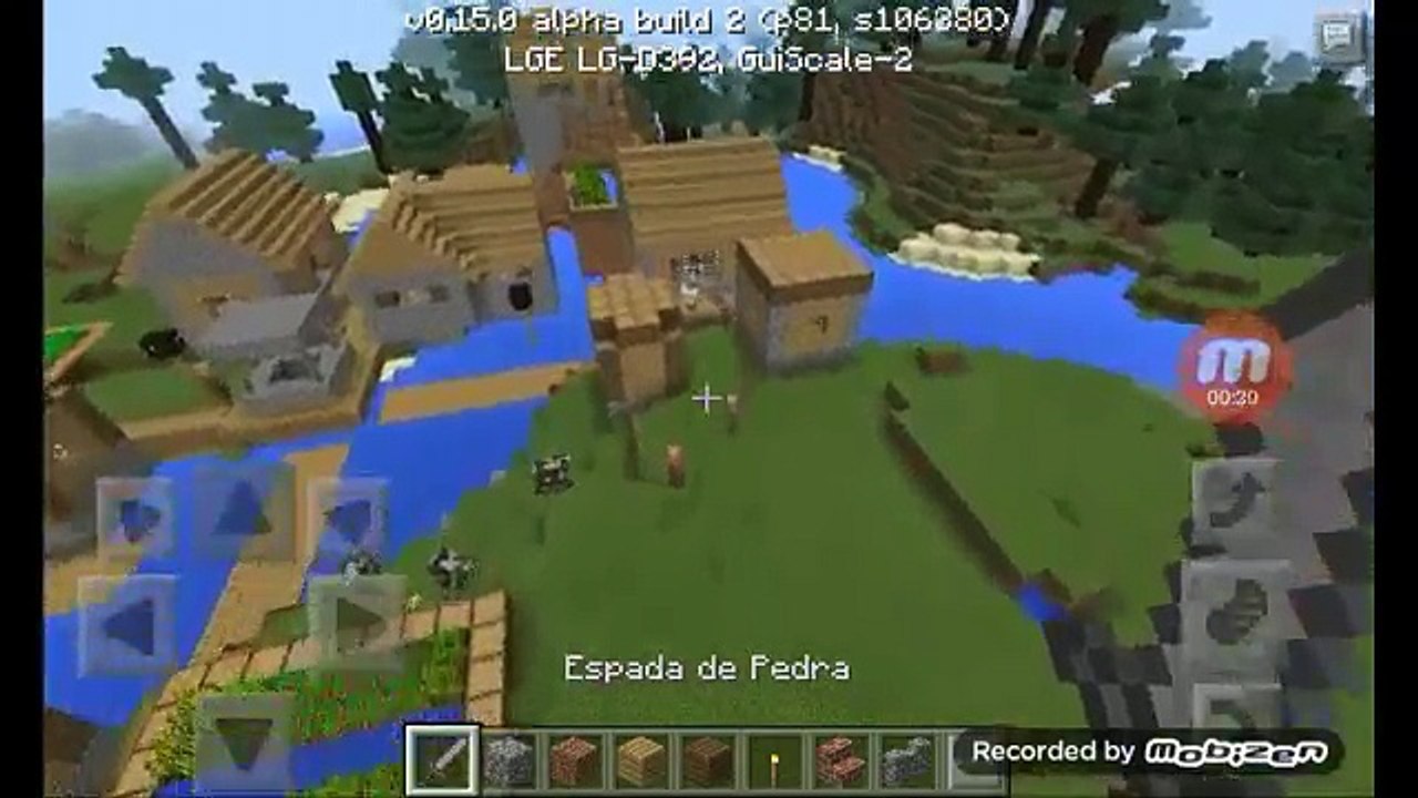 SEED DE VILA + "CASTELOS" DE GELO - MINECRAFT PE 0.15.0
