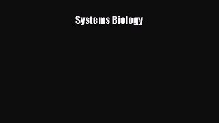 Download Books Systems Biology ebook textbooks