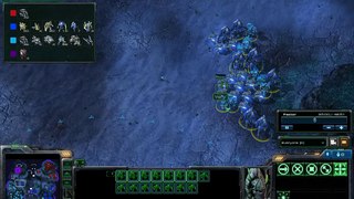 SC2 (3/12 match) - Protoss counter attacks base with ground units (24:56)