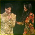 Prince throws Kardashian off the stage