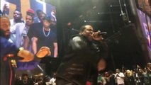 Dj Khaled and Busta Rhymes rocking the stage at SummerJam