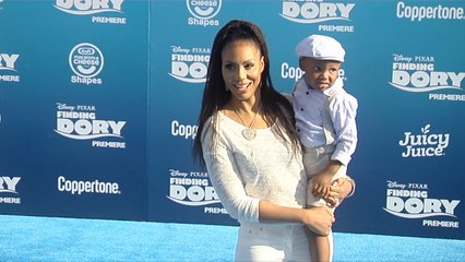 Tamar Braxton "Finding Dory" Premiere Blue Carpet