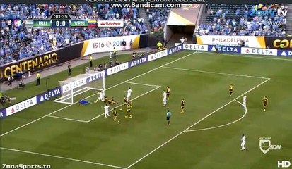 Edison Cavani Big chance ~ Uruguay vsVenezuela