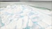 Drone Shows Stunning Footage of Blue Ice on Lake in Ontario, Canada