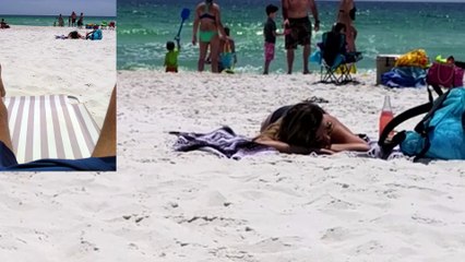 Single girl enjoying the views