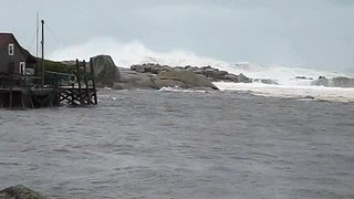 Hurricane Bill Aug 23, 2009 destroys R.S. Fish store