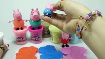 NEW Play Doh Peppa Pig George Dinosaur Play Dough Learn Colors Playset Peppa Pig English Episodes