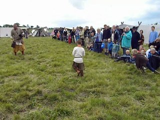 Vikingemarked 2012 - Falkonér Opvisning. Lindholm Høje 23 6 2012 Denmark