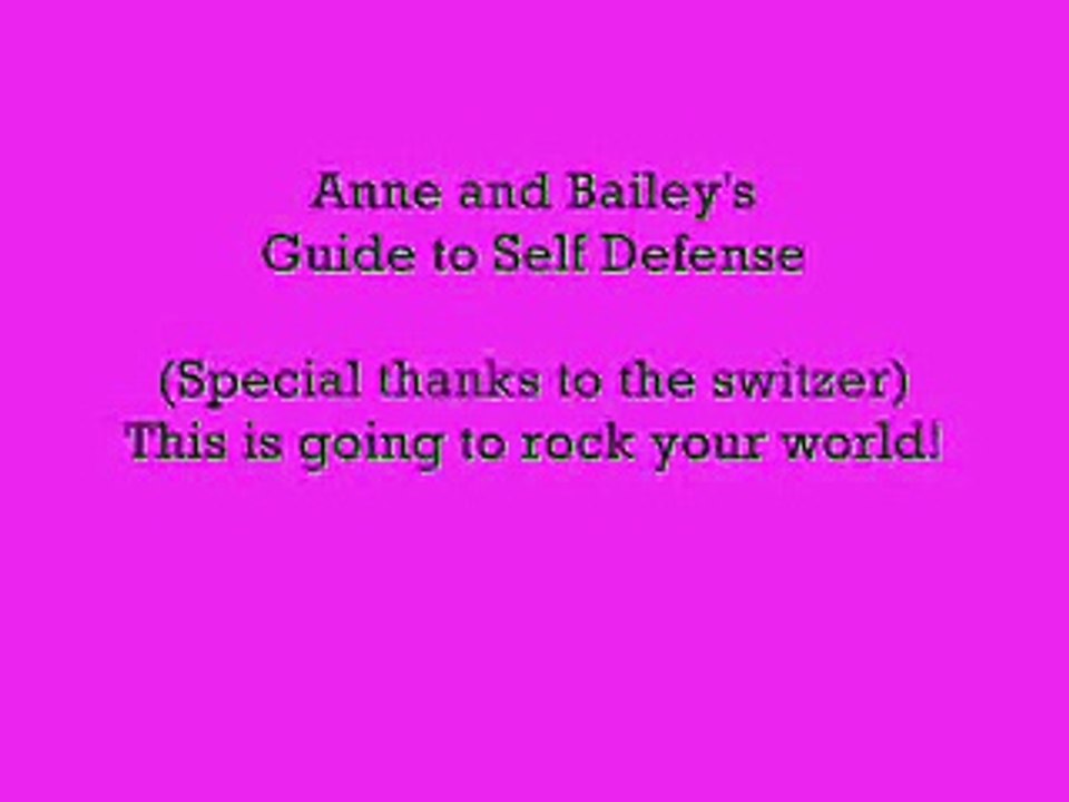 Self Defense by Girls Who Know