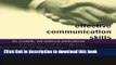 [PDF] Effective Communication Skills For Scientific And Techinical Professionals Full Colection