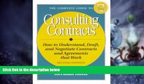 Must Have PDF  Complete Guide to Consulting Contracts  Best Seller Books Best Seller