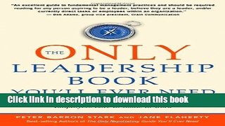 New Book Only Leadership Book You ll Ever Need