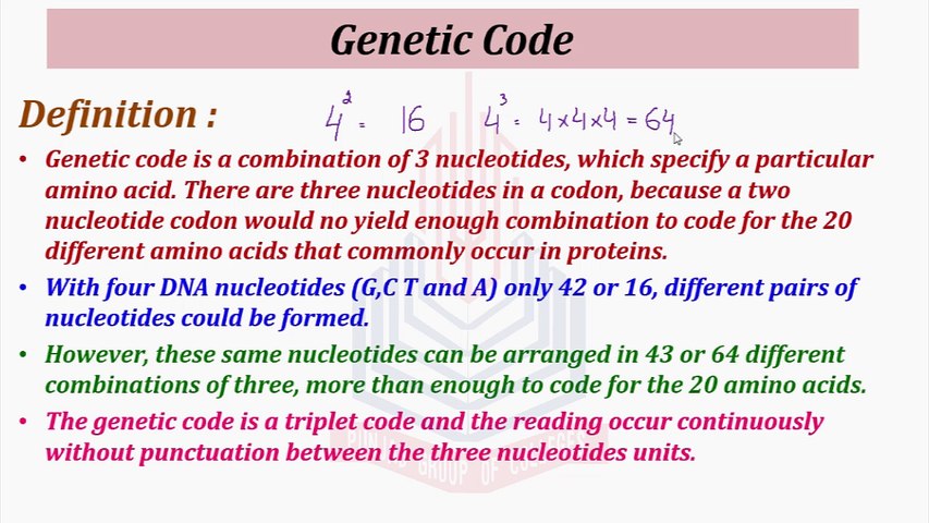 What is genetic code deals