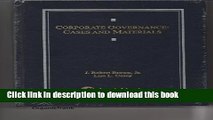 Collection Book Corporate Governance: Cases and Materials