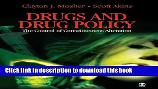 [PDF] Drugs and Drug Policy: The Control of Consciousness Alteration Full Colection