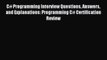 [PDF] C# Programming Interview Questions Answers and Explanations: Programming C# Certification