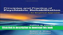New Book Principles and Practice of Psychiatric Rehabilitation, First Edition: An Empirical Approach