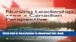 Collection Book Nursing Leadership from a Canadian Perspective
