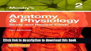 New Book Mosby s Anatomy and Physiology Study and Review Cards