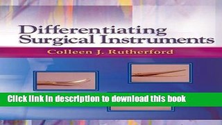 New Book Differentiating Surgical Instruments
