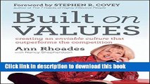 Collection Book Built on Values: Creating an Enviable Culture that Outperforms the Competition