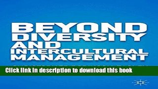 New Book Beyond Diversity and Intercultural Management