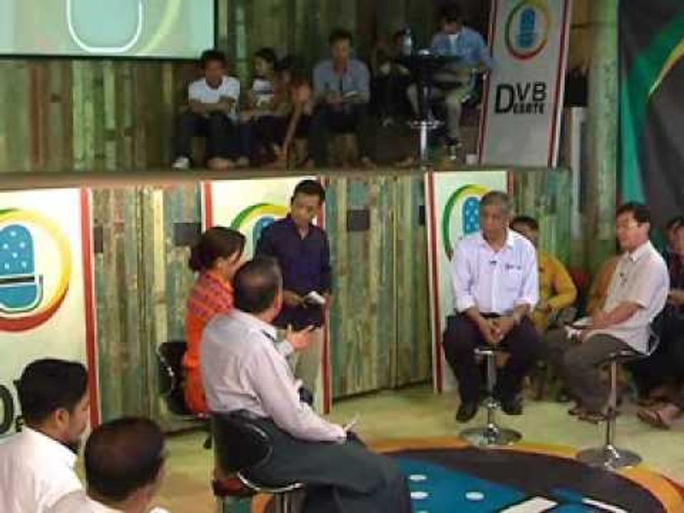 DVB Debate clip: 'Let them arrest us' (Burmese)