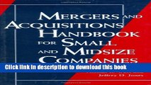 Collection Book Mergers and Acquisitions Handbook for Small and Midsize Companies